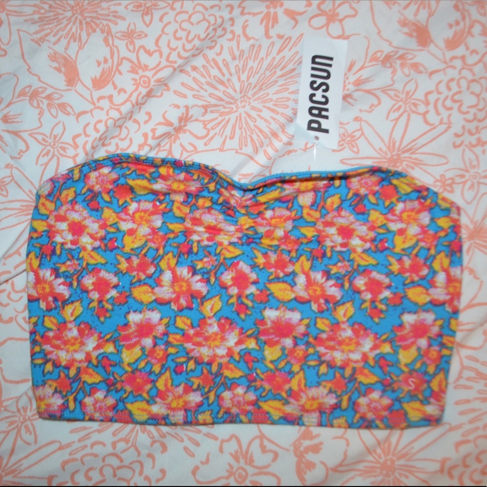 Pacsun NWT Floral Bandeau